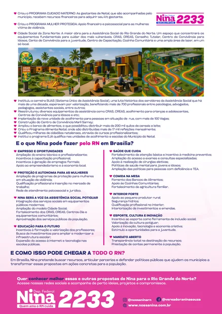 Folder, verso de Nina Souza 2233